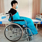 Wheelchair Blanket for Legs/feet, Fleece Lined Waterproof Cosy Wheelchair Blanket Cover, Wheelchair Blanket for Elderly with Zipper and Villus, Keep Your Lower Body and Legs Warm