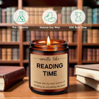 GSPY Reading Candle, Book Lovers Gifts, Readers, Bookish Present - Reading Accessories, Cute Reader Ideas - Funny Mothers Day, Birthday Gifts for Book Lovers Women, Bookworm, Librarian, Men, Booklover