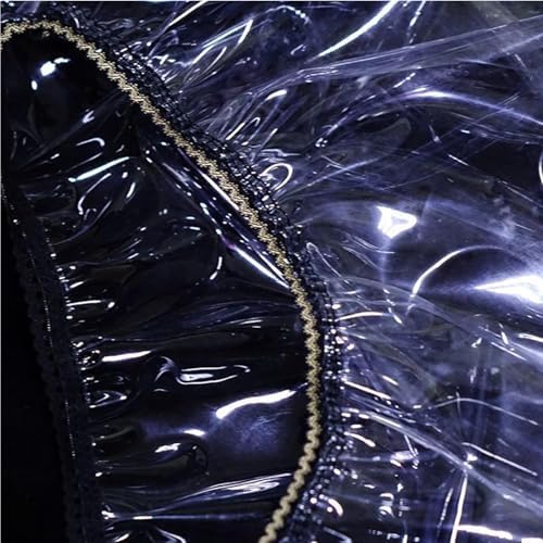 Transparent Plastic Waterproof Panty Cover Adult Incontinence Plastic Pants, Adult Plastic Triangle Pants，Super Soft PVC Diaper Cover/Waterproof Reusable Anti-Leakage (Women, Medium)