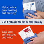 Medline Accu-Therm Reusable Hot/Cold Gel Packs, 5” x 10”, Soft & Flexible, for Injuries, Fast Relief, Recovery & Muscle Soreness - Pack of 16