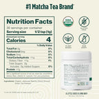 Jade Leaf Matcha Organic Ceremonial Grade Matcha Green Tea Powder - 100% Pure Japanese First Harvest Green Tea for Ceremonies, Usucha, Lattes 30g / 1.06 Ounce Tin (Pack of 1)