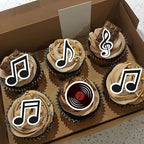 50 PCS Edible Music Notes Cupcake Toppers Wafer Paper Musical Symbol Cupcake Picks Edible Music Notes Party Decorations Rock and Roll Concert Theme Birthday Graduation Party Decor Supplies