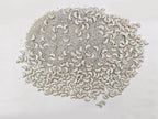 Edible Candy Silver Moon & Sanding Sugar Dessert Sprinkle Cake Cupcake Toppers Cookie Decorations Candy Sprinkles for Wedding, Art Project and Daily Cake Decorating, 4.23 Ounce