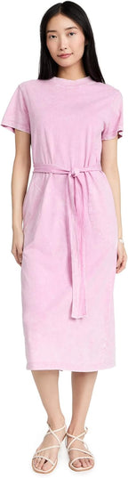Velvet by Graham & Spencer Womens Gabby Mineral Jersey Midi Length T-Shirt DressCasual Dress
