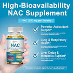 NAC Supplement N-Acetyl Cysteine | High Absorption NAC 1200mg Softgels for Liver & Kidney Detox, Immune Support & Antioxidants | Vegan Capsules | 2 Month Supply | Non-GMO | Gluten Free | 120 Count