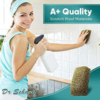 Perfect Scour 2 Pack Scrub Sponges for Kitchen - Multipurpose Non-Scratch Sponge with Heavy Duty Scouring Power - Soft and Fast Cleaning Scrubber for Cleaning Dishes, Pans, Pots and Hard Stains