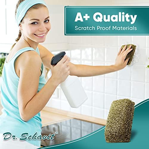 Perfect Scour 2 Pack Scrub Sponges for Kitchen - Multipurpose Non-Scratch Sponge with Heavy Duty Scouring Power - Soft and Fast Cleaning Scrubber for Cleaning Dishes, Pans, Pots and Hard Stains