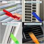 Lurrose 4 Pack Blinds Duster, Window Blind Cleaner Duster Brush with Microfiber Sleeves Blinds Cleaning Tools for Window Fans