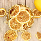 Mkostlich Dried Lemon Slices Bulk, 100g/3.52oz Natural Dehydrated Lemon Slices for Cocktails Garnish/ Tea/ Baking, No Sugar Added