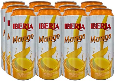 Iberia Mango Juice Drink, 16.57 Fl Oz(Pack of 12)