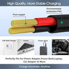 15V USB Charger for Philips Shaver HQ8505, BufferABC Cable Replacement Charging Cord Electric Beard Trimmer Razor Power Lead Compatible with Philips Norelco Series 3000 5000 One Blade QP6520 QP6510