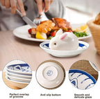 4 Pcs 4 Inches Cute Cat Soy Sauce Dish,Ceramic Cat Bowls,Japanese Cat Plates,Dipping Bowls,Snack Dish,Small Ceramic Saucers Plates, Sushi Plate Set, Mini Bowls, Small Bowls for Sides Dish (4 Inch)