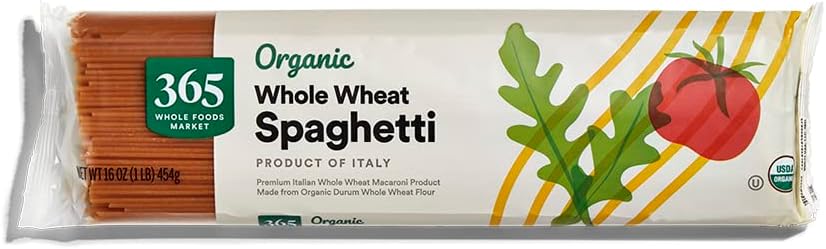 365 by Whole Foods Market, Organic Whole Wheat Spaghetti, 16 Ounce