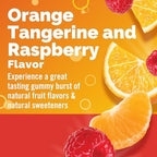 Emergen-C 750mg Vitamin C Gummies for Adults, Immunity Gummies with B Vitamins, Gluten Free, Orange, Tangerine and Raspberry Flavors, Back to School Essentials - 45 Count