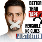 Better Than Mouth Tape for Sleeping MEW X AIR The 24 Hour Nose Breathing & Oxygen Enhancing Kit/Put Toxic Mouth Tape Sleep Tape & Nasal Strips in The bin/Reusable & Durable // Get Peak Performance