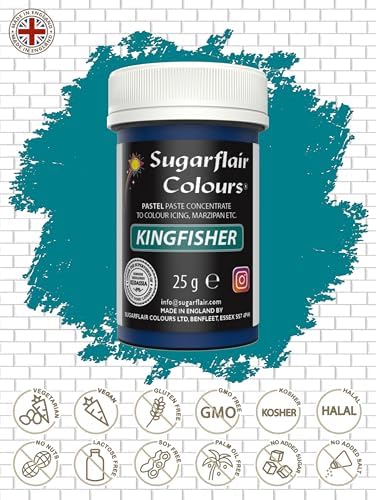 Sugarflair Kingfisher Pastel Paste Colour 25g, zzzz-s