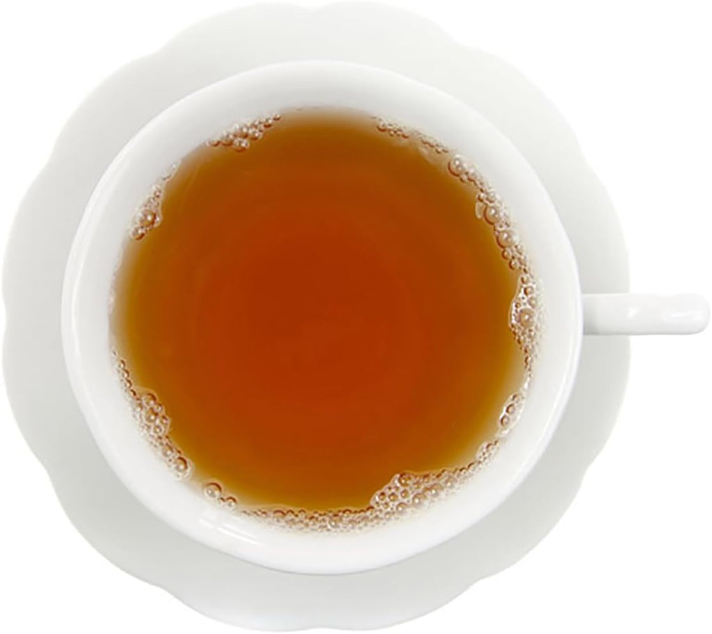 Peach Flavored Black Tea Pouches - 4oz | Loose Leaf Ceylon Tea Blend with Sweet Peach Aroma | Enjoy Hot or Iced | Premium Loose Leaf Black Tea for Refreshing Tea Time and Entertaining