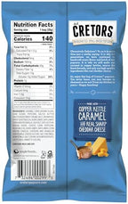G.H. Cretors Cheese & Caramel Popcorn Mix (1 oz Bags – 40 Pack) Handcrafted Small Batch Popcorn, Gluten Free, Kosher, No Artificial Preservatives, Convenient Individual Bags