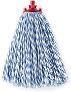Vileda Supermocio Microfibre and Cotton Mop Refill, Pack of 2,White,18 x 10 x 37 cm