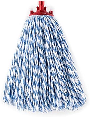 Vileda Supermocio Microfibre and Cotton Mop Refill, Pack of 2,White,18 x 10 x 37 cm