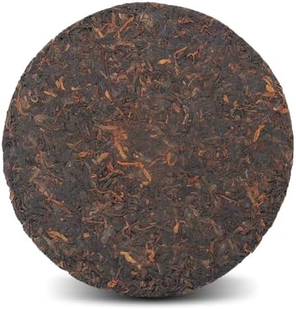 LWXLJMJZC－Ripe Puerh Tea Cake -150（Cups) Shu Puer Tea - Aged Fermented Cook Pu erh -Black Pu'erh -Chinese Pu er Cake - 357g/12.6oz
