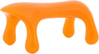 Elitzia Body Massager Portable Beeswax Resin Massage Tools for Neck Back Head 4 Shapes Options ETML1067 (Orange Neck Massager)