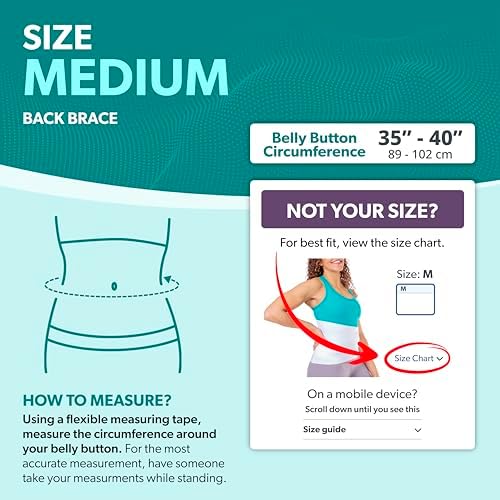 BraceAbility Lower Back Pain Brace - Wraparound Lumbar Support Belt for Herniated or Bulging Discs Treatment, Pinched Nerve Relief, Degenerative Disc Disease and Hip Strains for Men and Women (M)