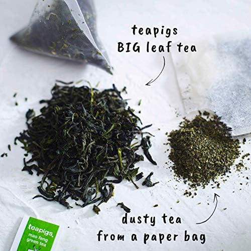 Teapigs Mao Feng Green Tea Bags Made With Whole Leaves– 50 Count (1 Pack of 50 Teabags)