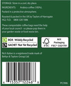 Taylors of Harrogate Rich Italian Coffee Bags (30 Enveloped Bags, 3 Packs of 10)