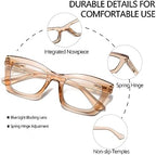 Oprah- Readers for Women - Stylis Style Reading Glasses with Blue Light Blocking and Spring Hinge