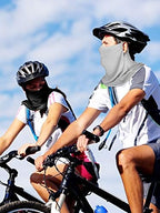 2 Pieces Unisex Sun Protective Face Cover Women UV Sun Protection Mask Face Bandana Scarf for Summer Outdoor Activities
