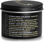 BALM OF GILEAD Manuka Eczema Honey Cream - Moisturizer for Sensitive Skin, Eczema, Psoriasis & Dermatitis - Manuka Honey Ointment, Grassfed Tallow