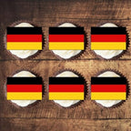 50 Mini German Flag Edible Cupcake Toppers, Flags of the World Edible Cake Decorations, World Cup Country Flags, Cake Topper Decorations, Olympics Party Cookie Decor UNCUT
