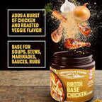 Orrington Farms Chicken Flavored Broth Base & Seasoning, Ready-To-Use, Chicken Bouillon Powder Concentrate, Versatile Usage, Season-To-Taste, Easy-To-Store, 12 oz Jar (Pack of 1)