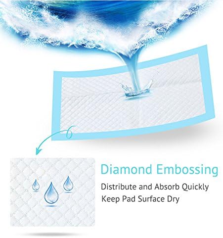 Baby Disposable Underpad 100 Count Incontinence Changing Pad Baby Diapers Newborn Pads Soft Breathable Waterproof Leak Proof Quick Absorb 13X18 Inch