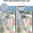 Portable Mini Cleaning Squeeze, Small Short Flat Mop with Rotatable Head and Reusable Microfiber Pads for Floor, Window Sill, Ceramic Tile Wall, Stove, Kitchen, Bathroom