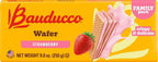 Bauducco Strawberry Wafers - Crispy Wafer Cookies With 3 Delicious, Indulgent, Decadent Layers of Strawberry Flavored Cream - Delicious Sweet Snack or Dessert - 9.0 oz (Pack of 1)