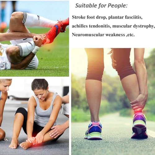Kids AFO Foot Drop Brace Support, for Soft up - Drop Foot Brace for Sleep, Plantar Fasciitis Walking with Shoes, Improve Gait Left & Right(2XS)