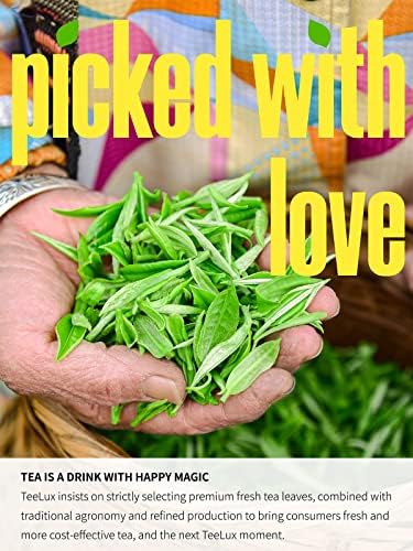 TeeLux Oolong Tea Bags, Caffeinated Oolong Tea, Smooth Taste & Floral Aroma, Enjoy Hot or Iced, 200 Count