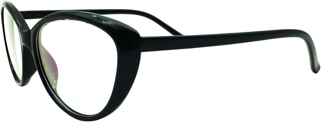 Photochromic Gray Womens Ladies Girls Reading Glasses +4.00 Black Cateye Style Readers