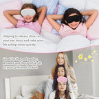 3 Pcs Plush Sleeping Eye Mask, Soft and Fuffy Plush Blindfold Comfortable Faux Fur Eye Shade with Elastic Strap for Women Men and Kids Travel Nap Sleeping (Solid Color（Black, White, Pink）)