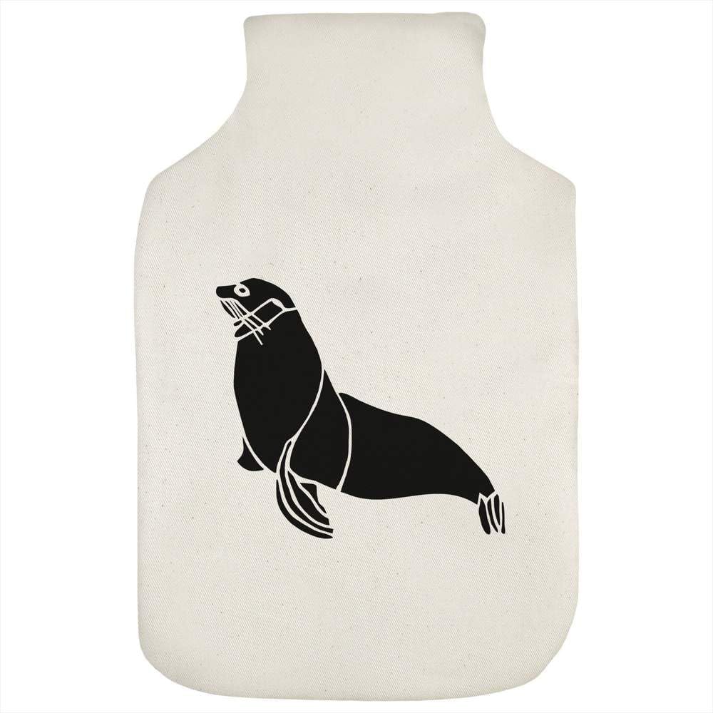 Azeeda 'Sea Lion Silhouette' Hot Water Bottle Cover (HW00049171)