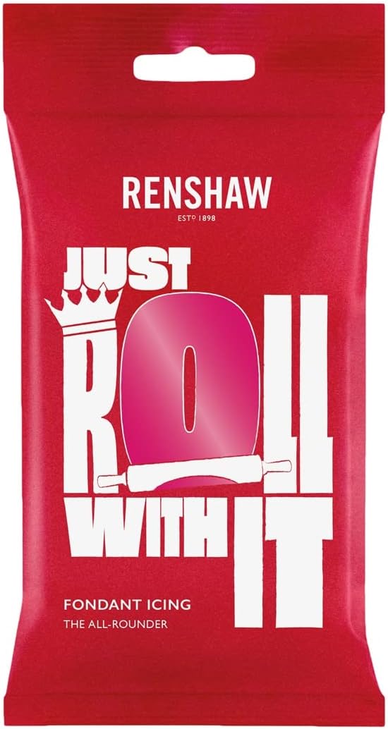 Renshaw Ready To Roll Icing Fondant Cake Regalice Sugarpaste 250g FUCHSIA PINK