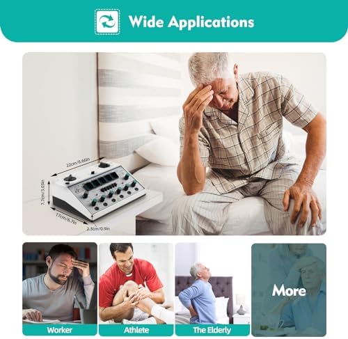 KWD-808I Electric Acupuncture Stimulator Machine - 6 Output Professional Electrotherapy Device with Acupoint Detection, 5 Waveforms & Dual Power Supply for Home Pain Relief Treatment
