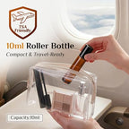 PrettyCare 12-Pack Amber Glass Roller Bottles for Essential Oil with Stainless Steel Roller Ball - 10 ml Refillable Leak-proof Empty Roll on Bottles with Caps for Perfume, DIY, Beauty & Personal Care