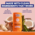 Megababe Quick Shave No-Rinse Shave Stick | Shaving Touch-Ups & Travel Made-Easy | Vacation and Hot Weather Essential | with Sea Moss & Hyaluronic Acid | 2.4 oz