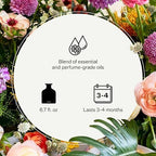 Apotheke Luxury Scented Oil Reed Diffuser Liquid Refill (Sea Salt Grapefruit) - Premium Home Fragrance Diffuser Refill Set with Sticks