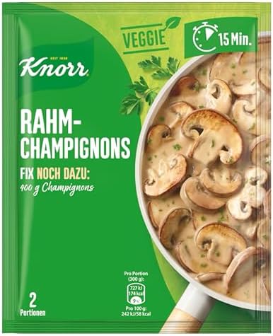 Knorr Fix creamy mushrooms (Rahm-Champignons) (Pack of 4)