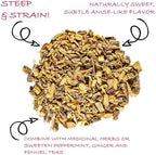 Worldwide Botanicals Organic Licorice Root – 8 oz – 100% Glycyrrhiza glabra –Palo Dulce, Regaliz – Cut & Sift, Naturally Sweet and Soothing, Harmonizing Tea – 8 ounces