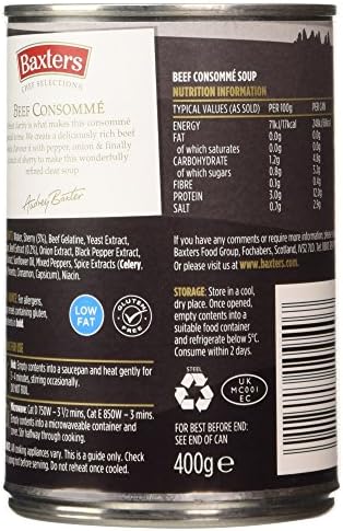 Baxters Luxury Beef Consomme Soup 400g